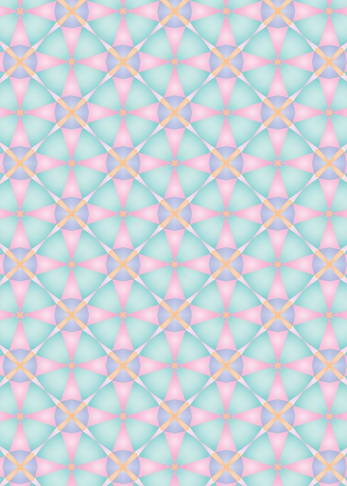 Pastel Retro Pattern 12
