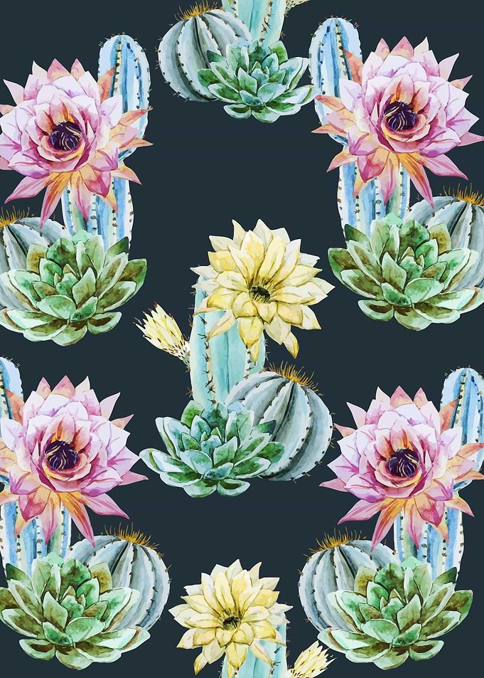 Cactus Pattern 07