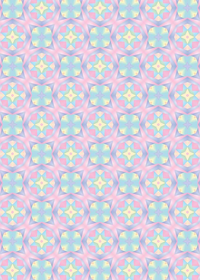 Pastel Retro Pattern 13