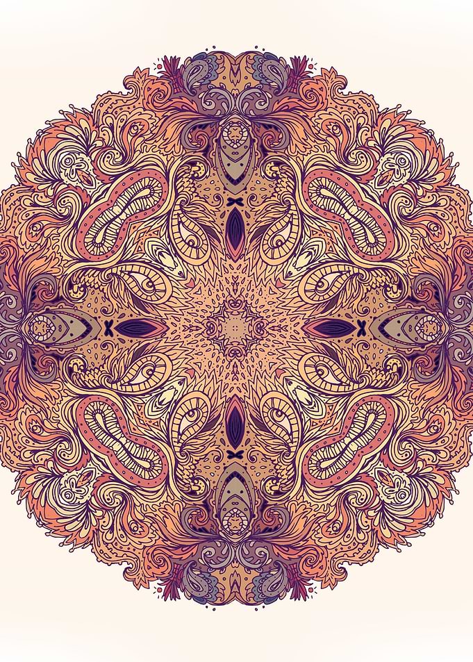 Floral Mandala 07