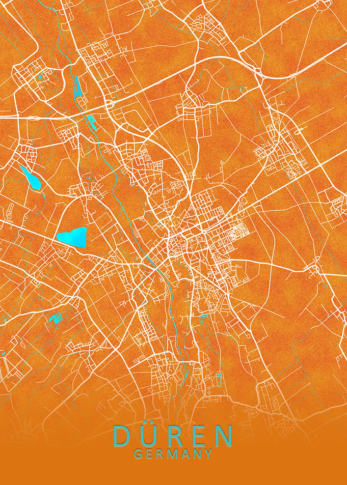 Duren Germany City Map