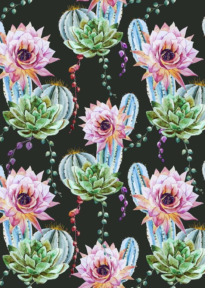 Cactus Pattern 09