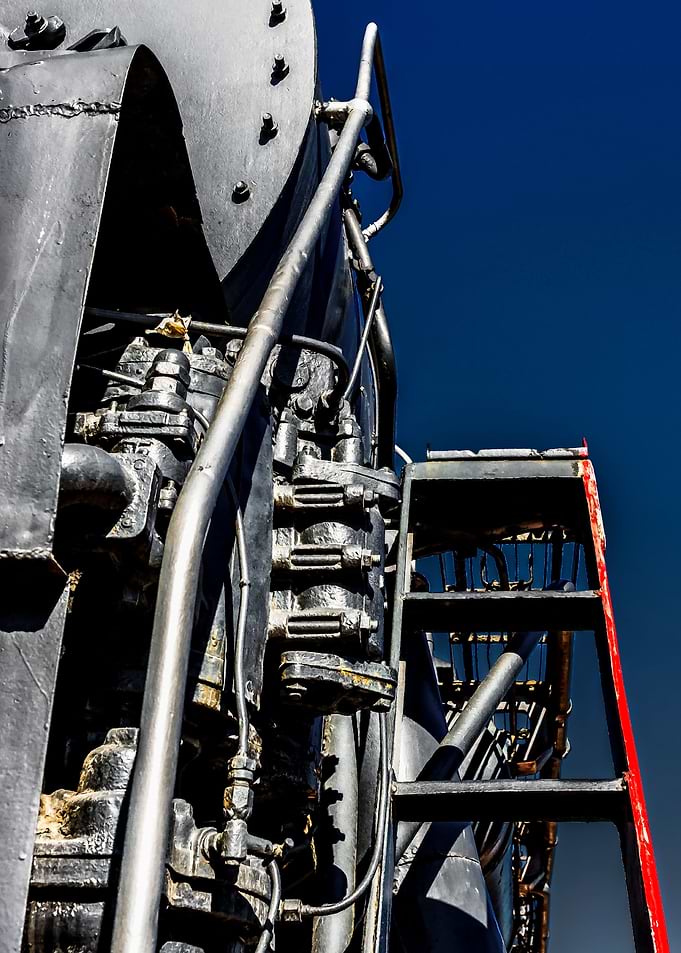 Steam Locomotive Abstract