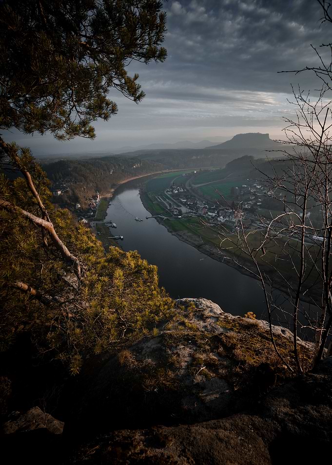 Saxony elbe river