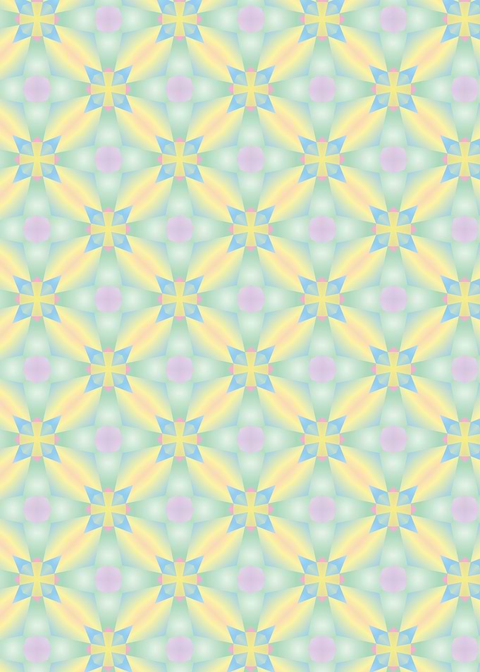 Pastel Retro Pattern 08