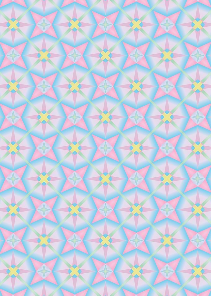 Pastel Retro Pattern 05