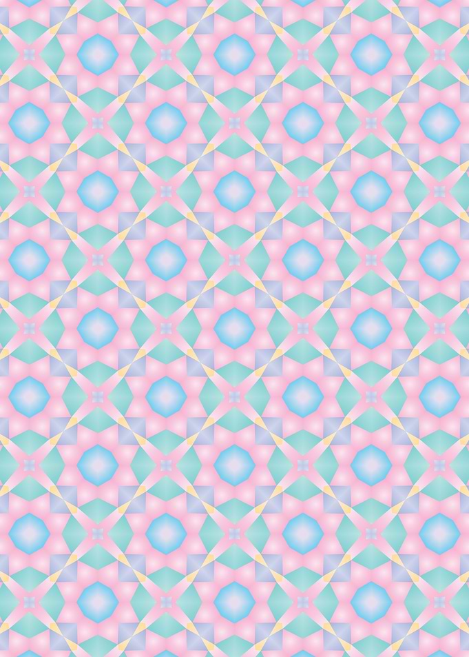 Pastel Retro Pattern 03