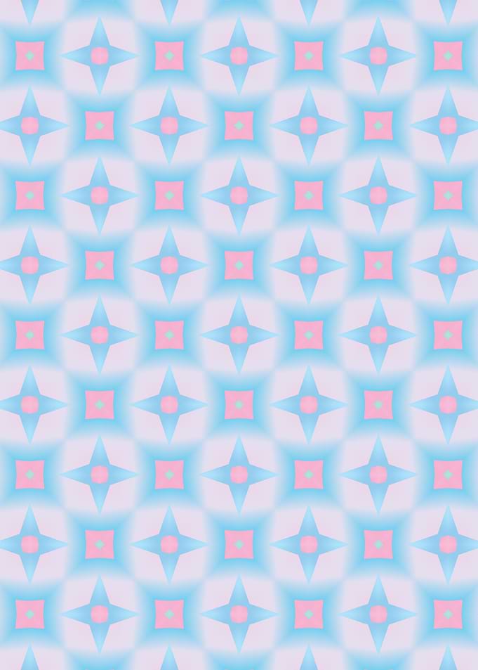 Pastel Retro Pattern 06