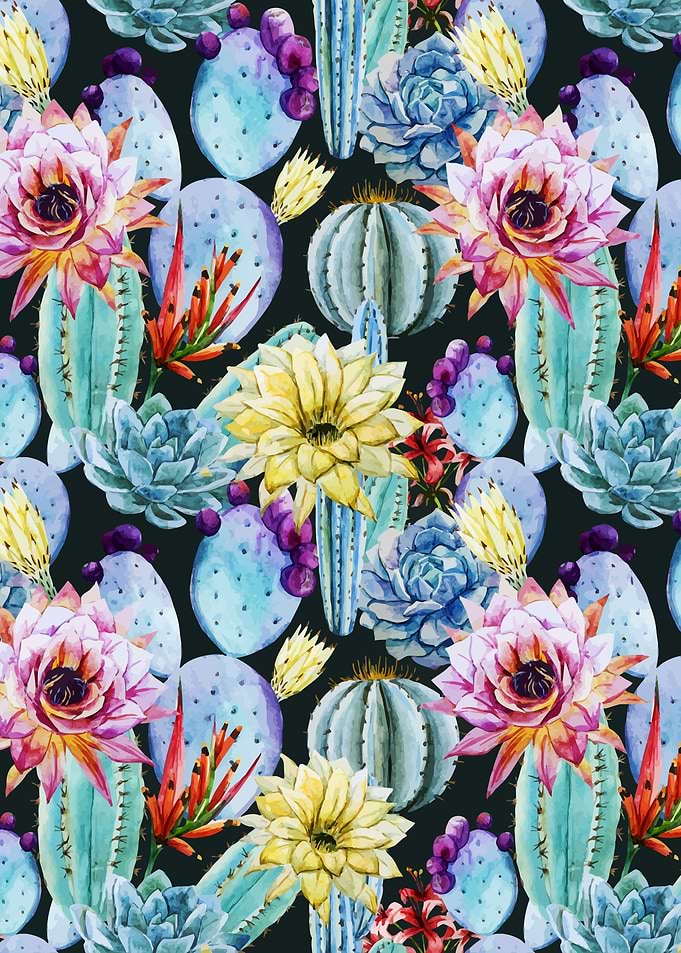 Cactus Pattern 12