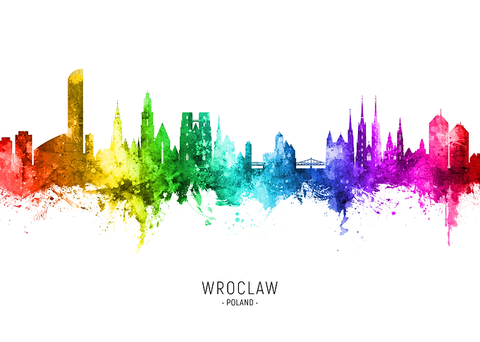 Wroclaw Skyline Poland