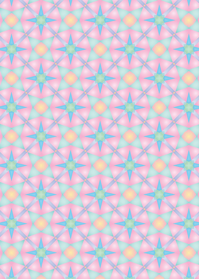 Pastel Retro Pattern 14