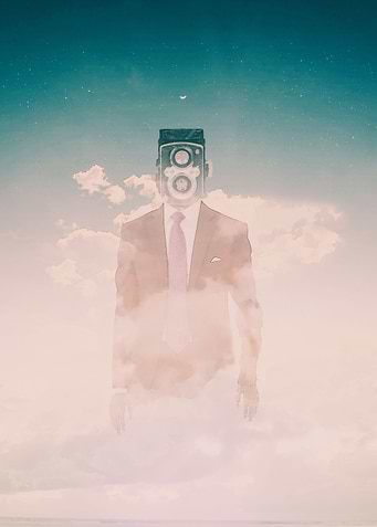 Robot Surrealism Painting