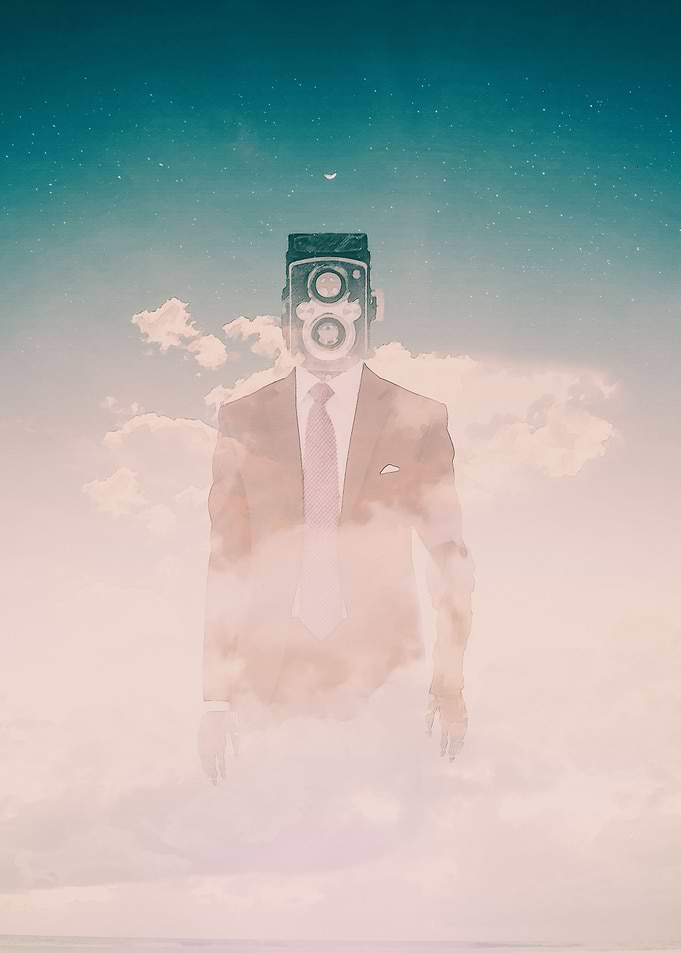 Robot Surrealism Painting