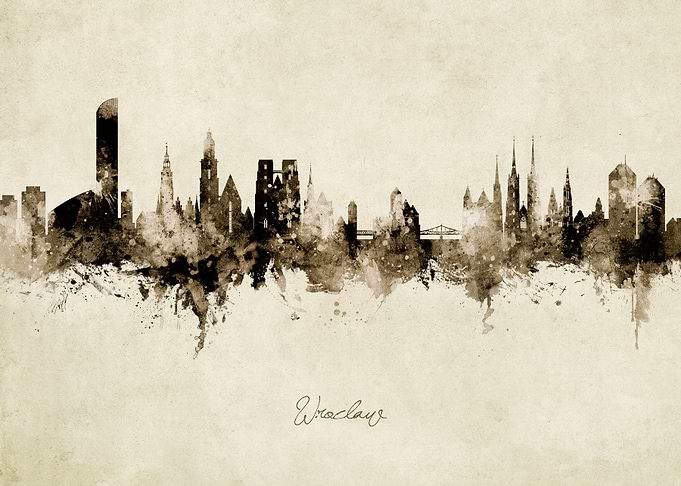 Wroclaw Skyline Poland