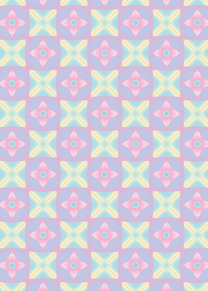 Pastel Retro Pattern 10
