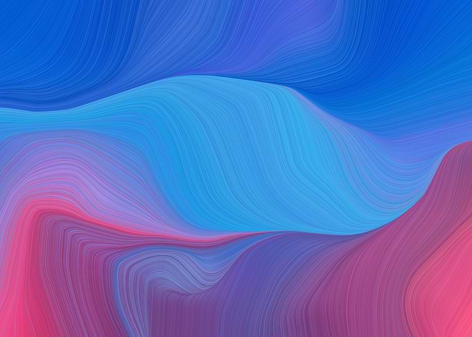 colorful lines and waves