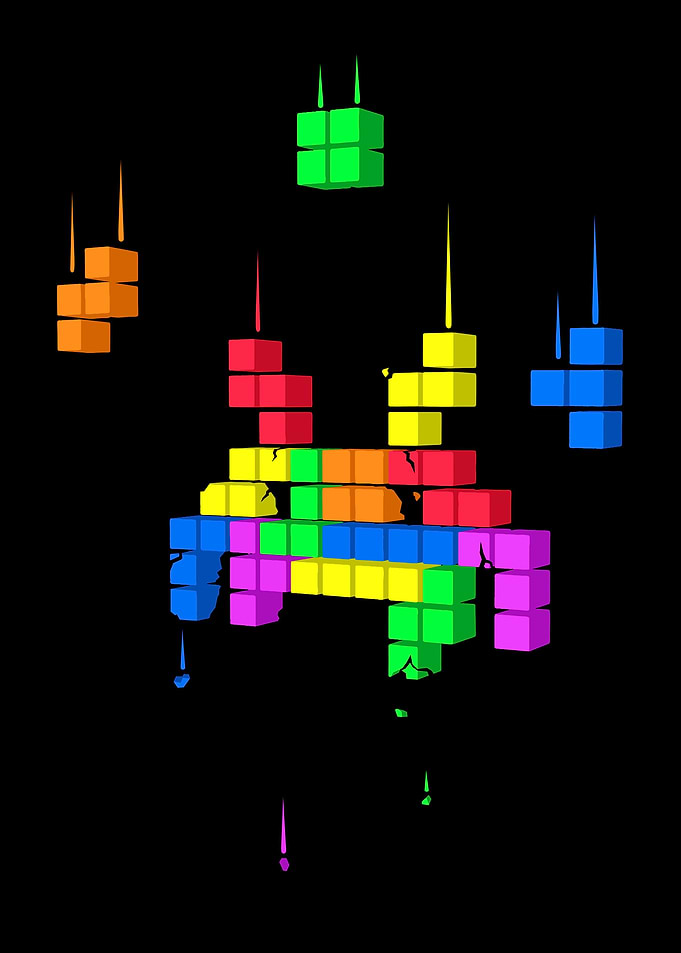 Space Blocks invaders