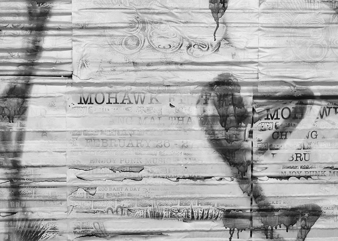 Mohawk Punk Graffiti
