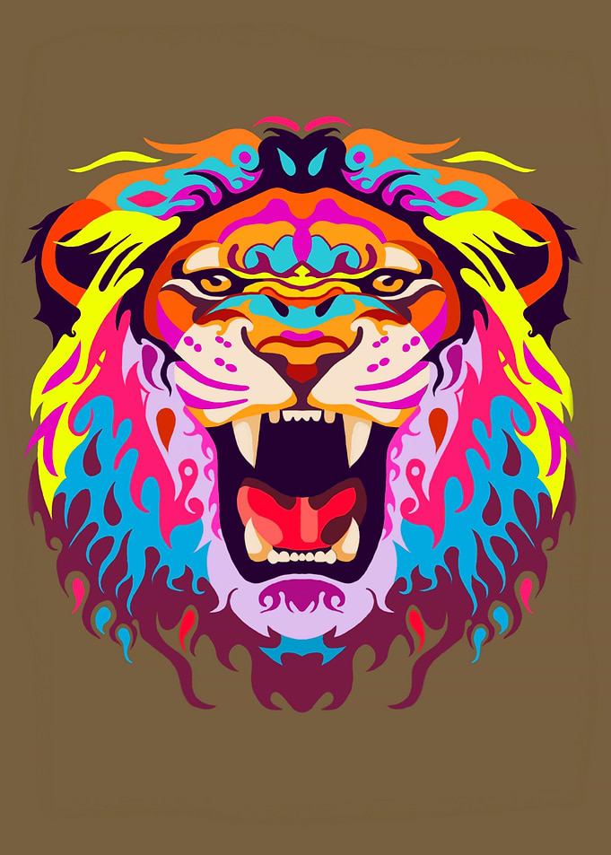 Lion face