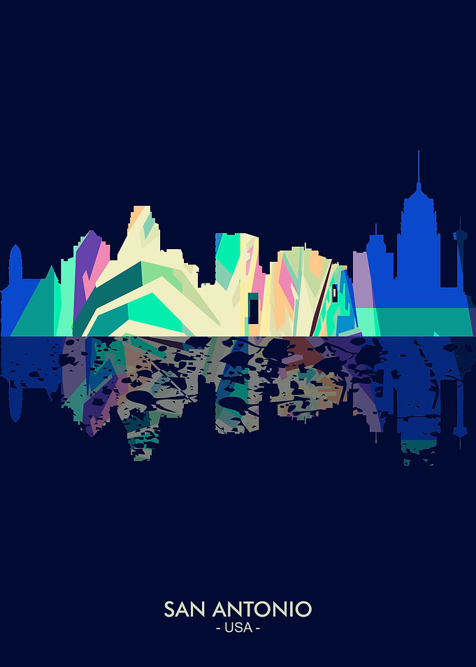 San antonio city skyline