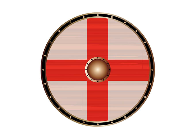 England Flag Shield