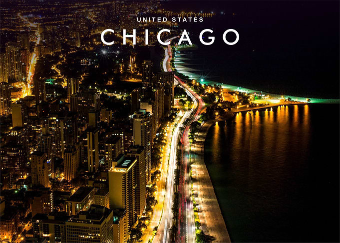 Chicago city night