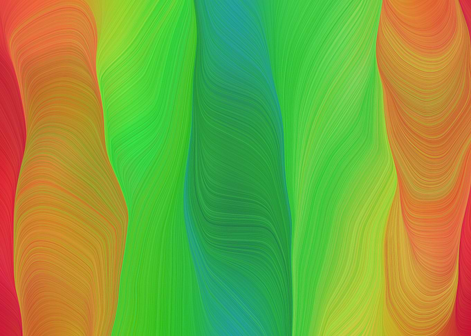 colorful lines and waves