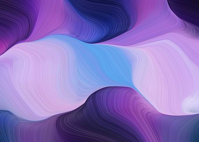 colorful lines and waves