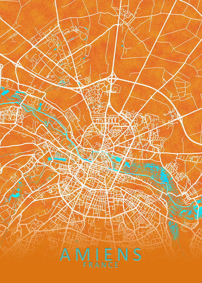 Amiens France City Map