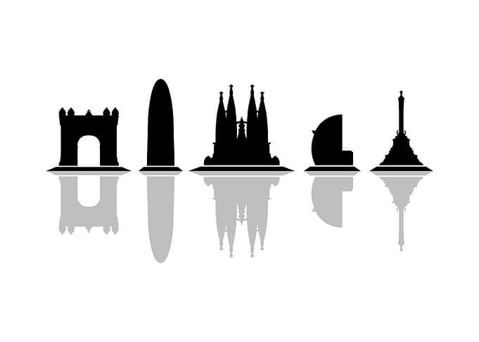 Barcelona skyline