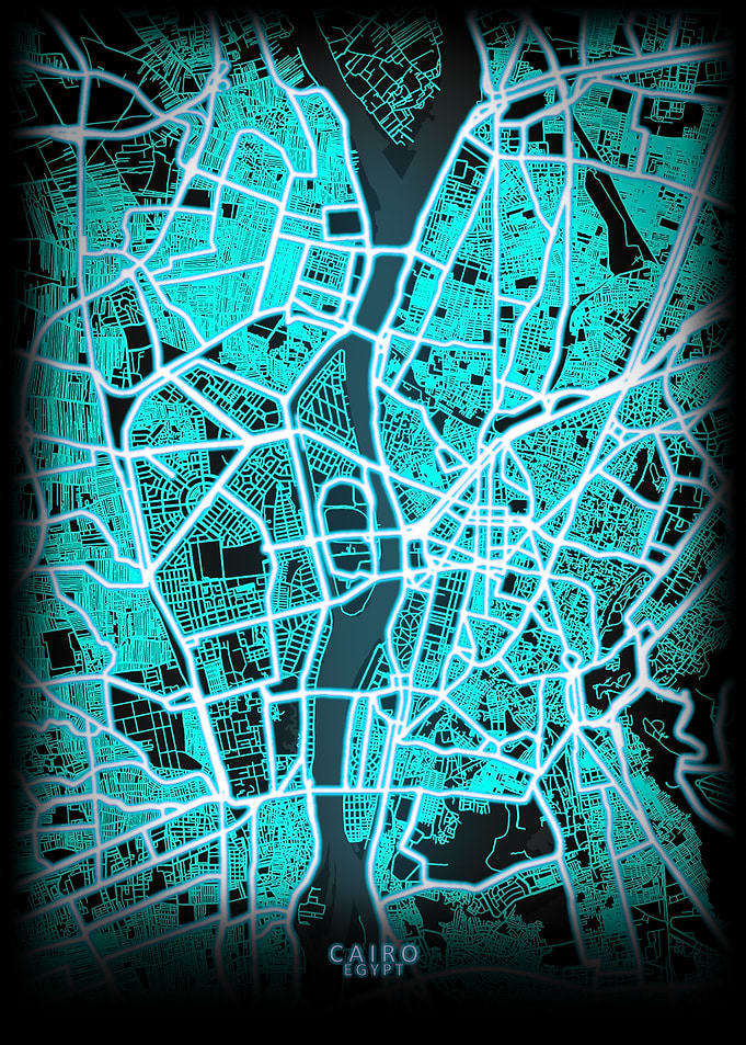 Cairo Egypt City Map