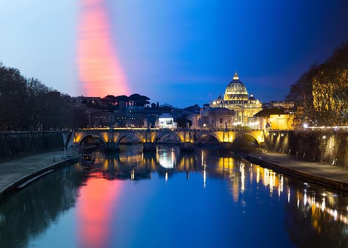 Timelapse over Rome From