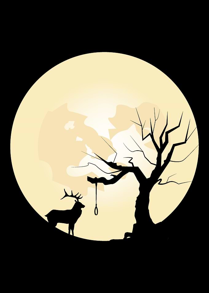deer night poster