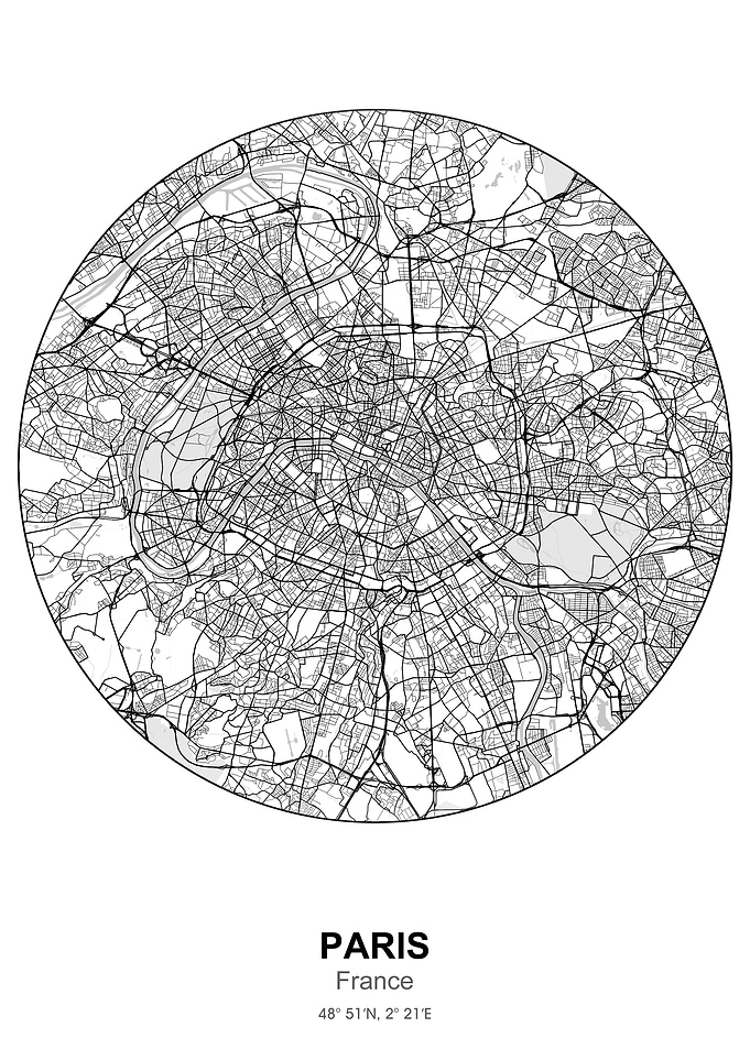 paris circle map