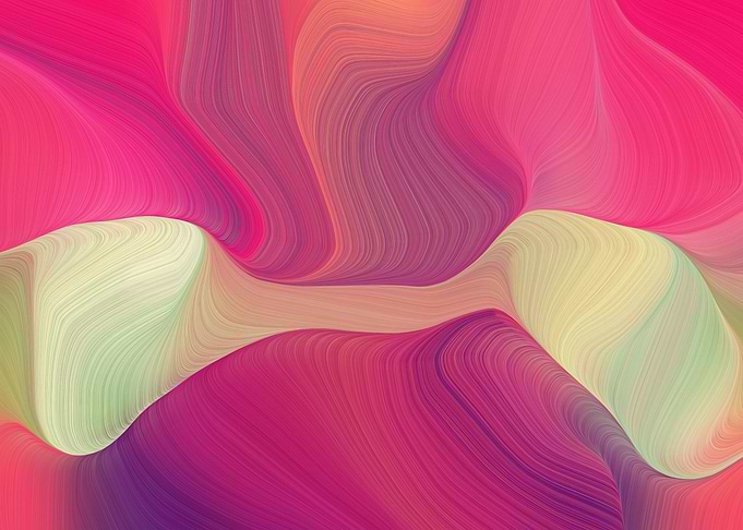 colorful lines and waves