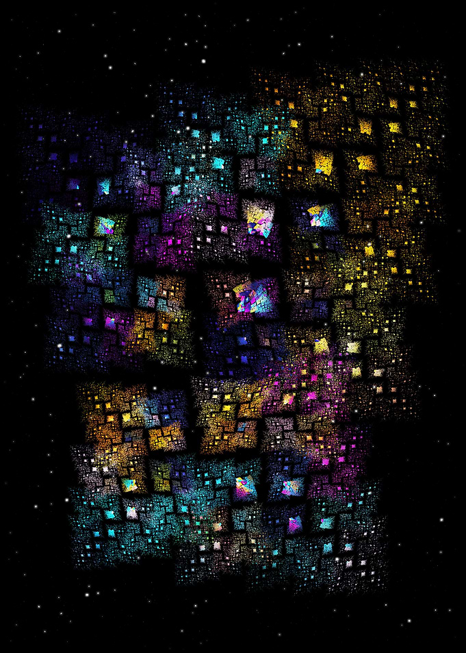 Colorfull dragon scales