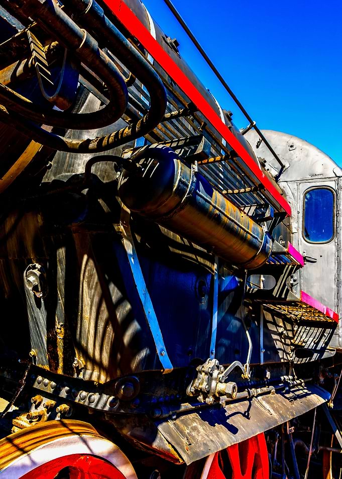 Steam Engine Loco Blue Sky
