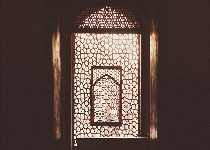 room divider entrance