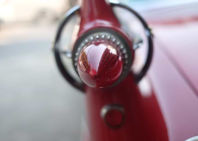Red Imperial Chrome Detail