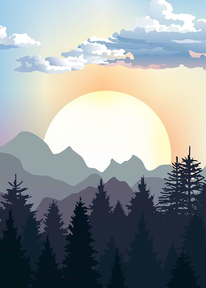 poster mountains