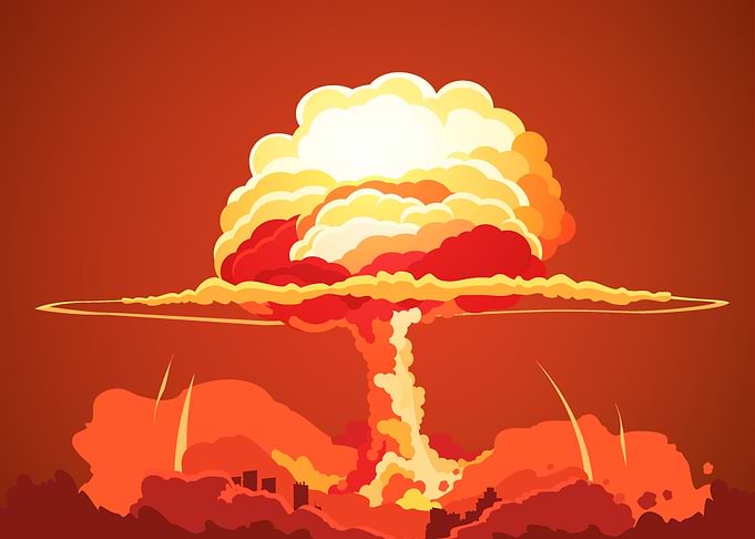 poster rocket smoke