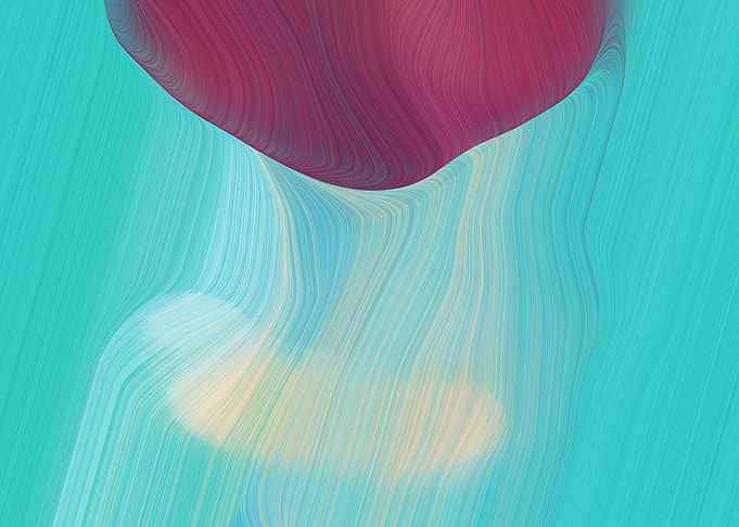 colorful lines and waves