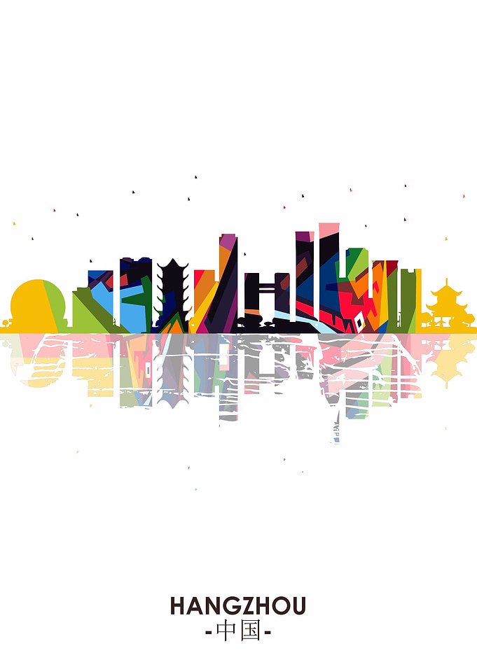 Hangzhou city skyline