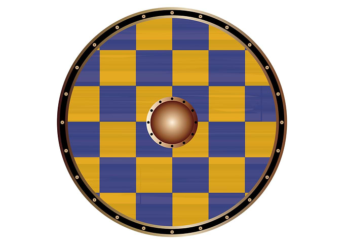 Surrey Flag Viking Shield