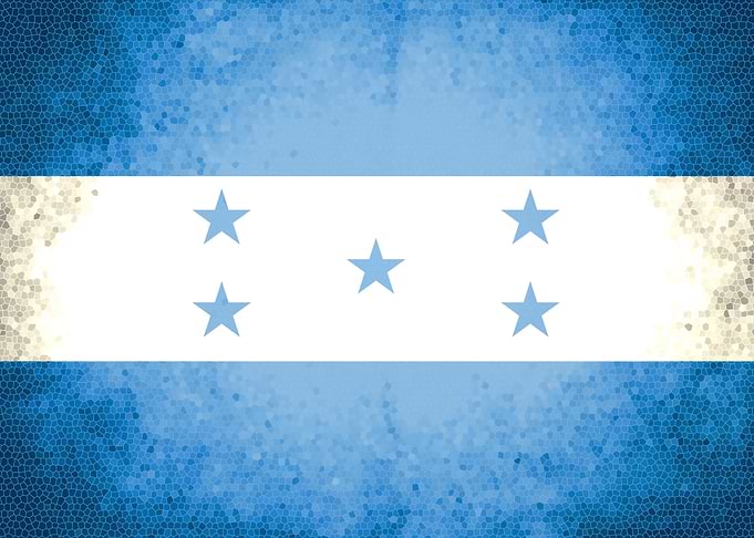 Honduras vintage flag