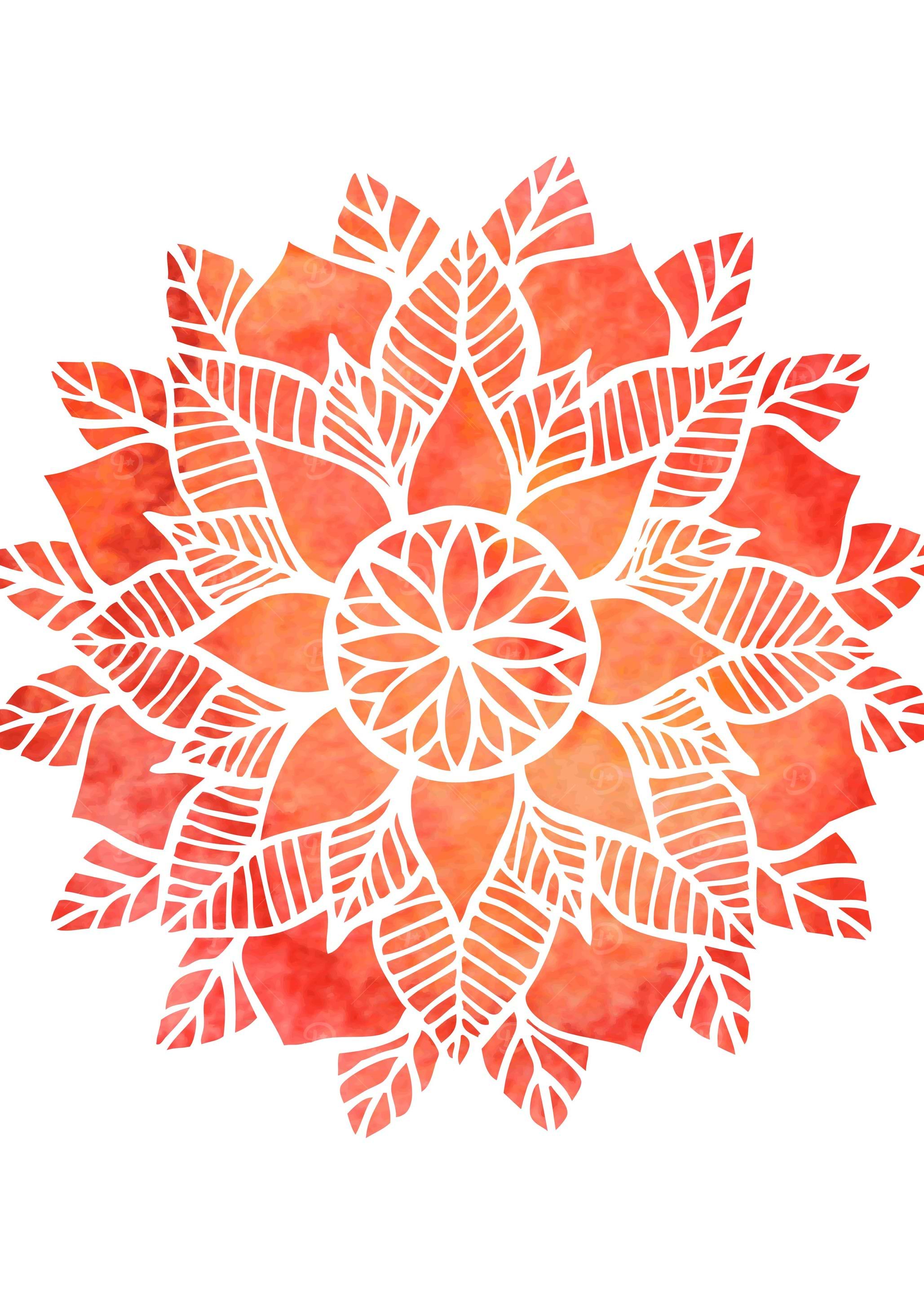 Orange Mandala