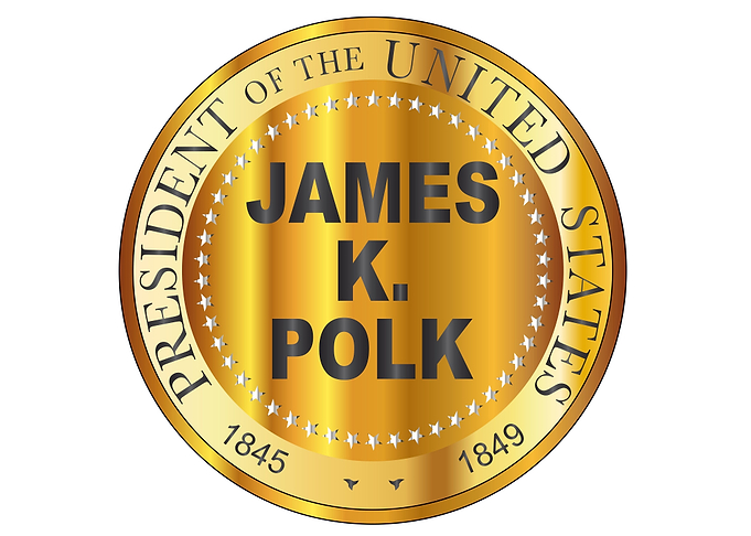 James K Polk Gold Stamp