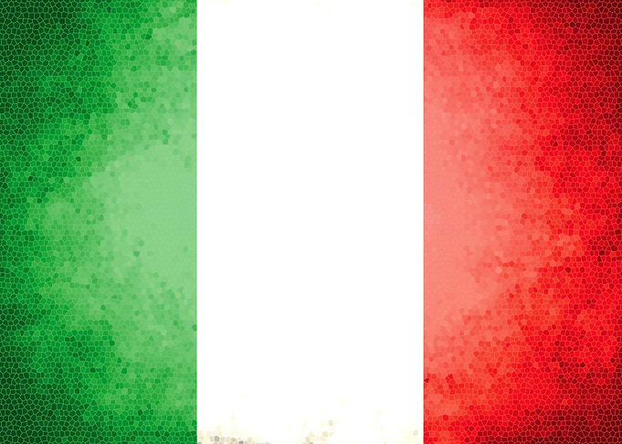 Italy vintage flag