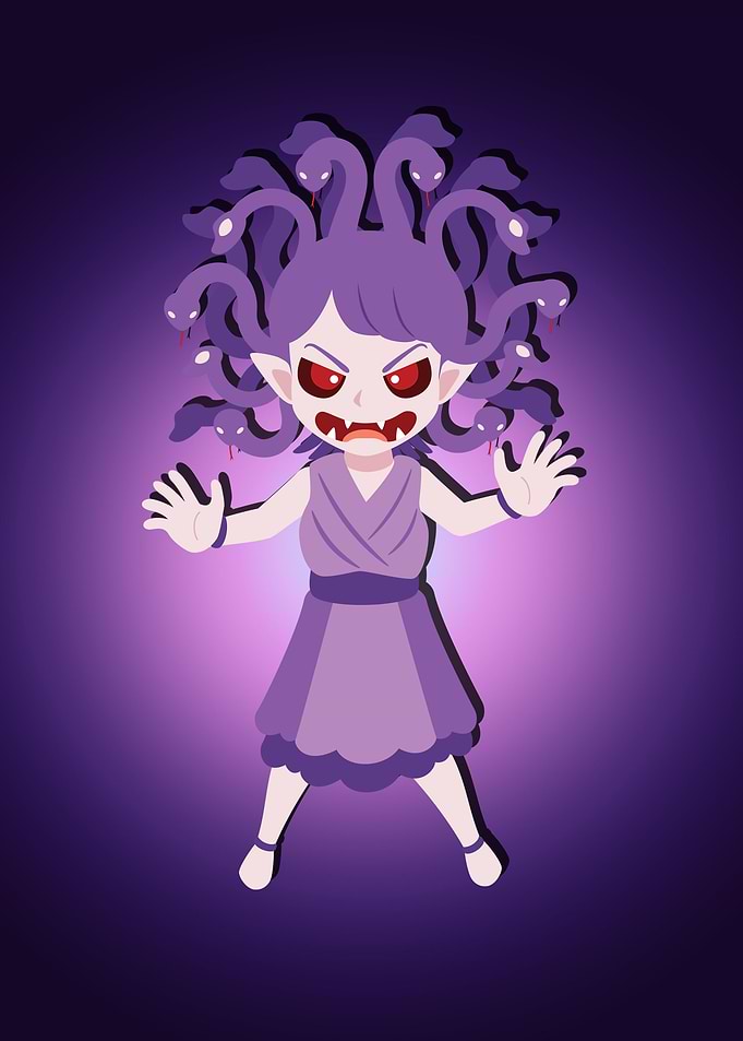 cute Character Medusa