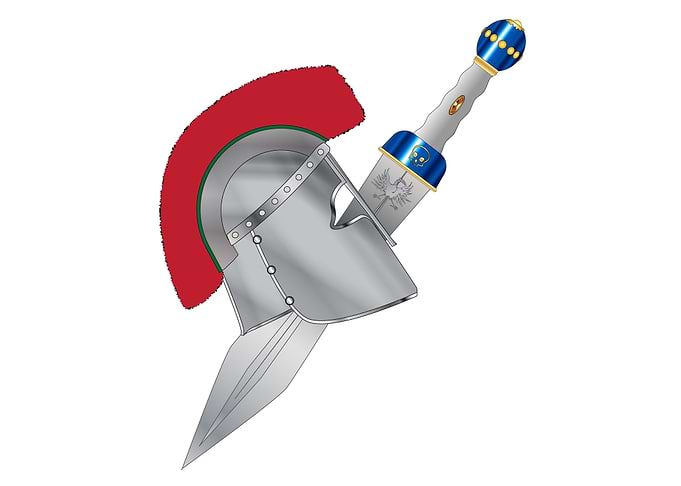 Roman Gladiator Helmet